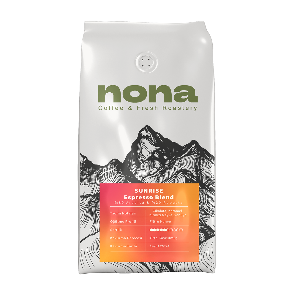 Sunrise Blend - %80 Arabica + %20 Robusta